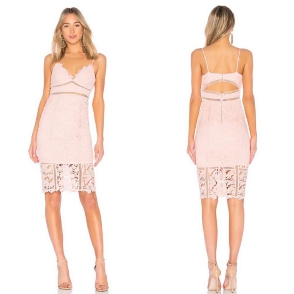 Bardot Botanica Lace Dress in Melon Womens Size 4/XS
